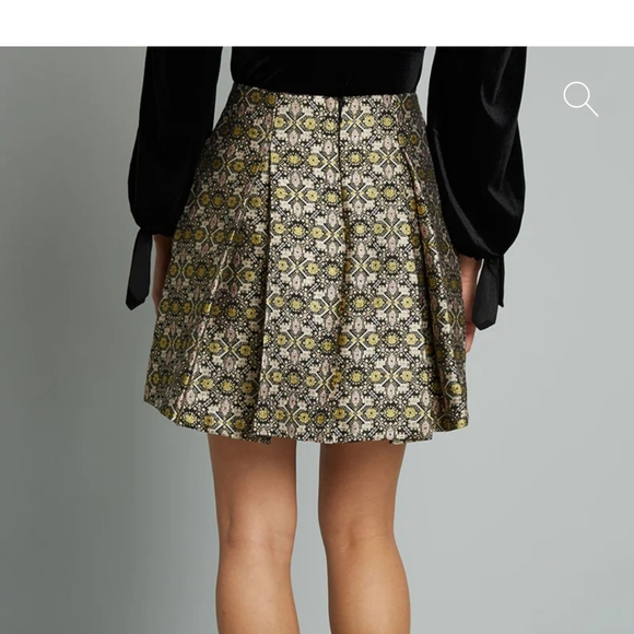 Mod Cloth Good as Gold Skirt - Picture 3 of 7